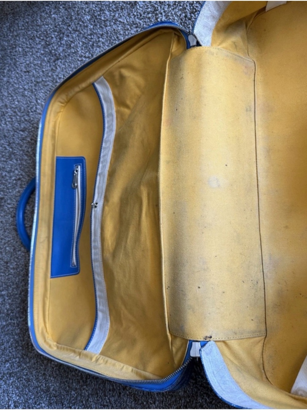 Goyard Blue Patterned Travel Tote - Picture 14 of 15